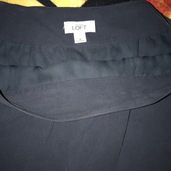 Ann Taylor loft blue/grey mini skirt size 6 💕 - Picture 5 of 7